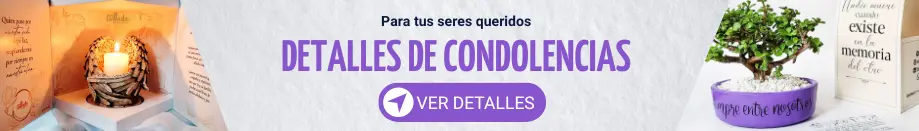 Detalles de condolencias