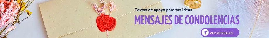 Mensajes de condolecia