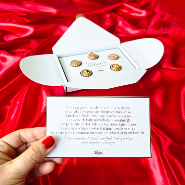 caja de chocolates para pareja