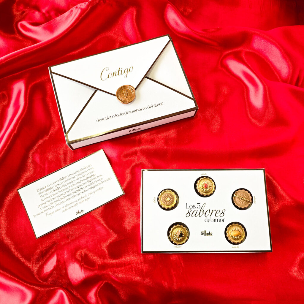 caja de chocolates para pareja