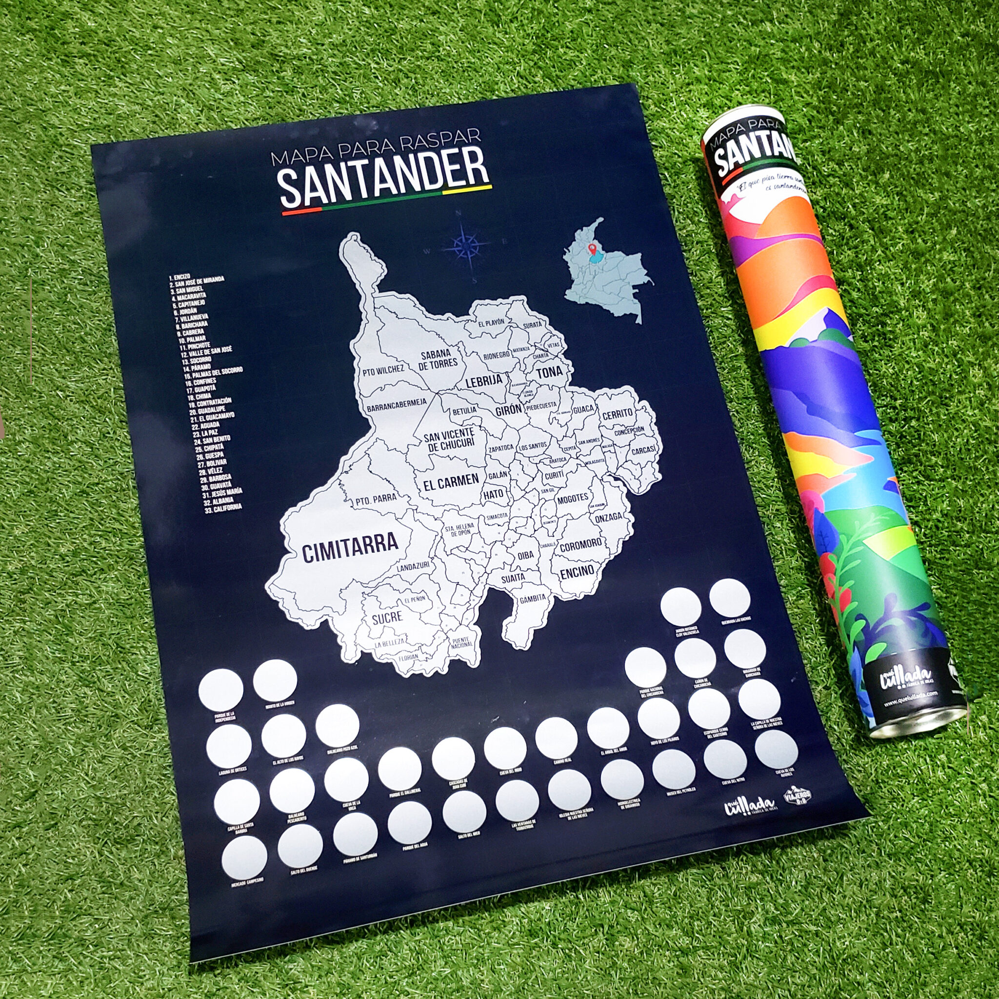 Mapa de Santander