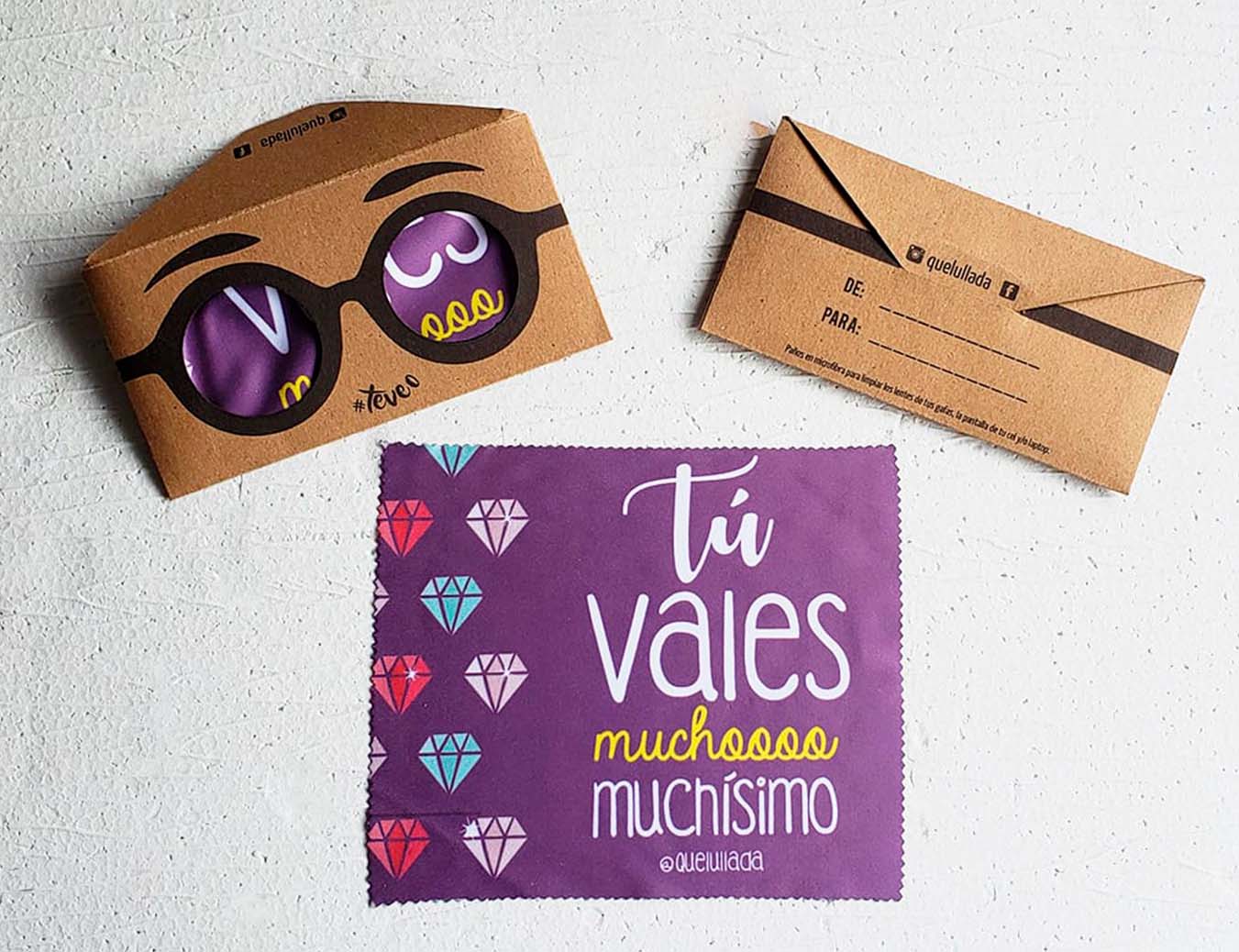 Paños limpia gafas - Tú vales mucho - Image 3