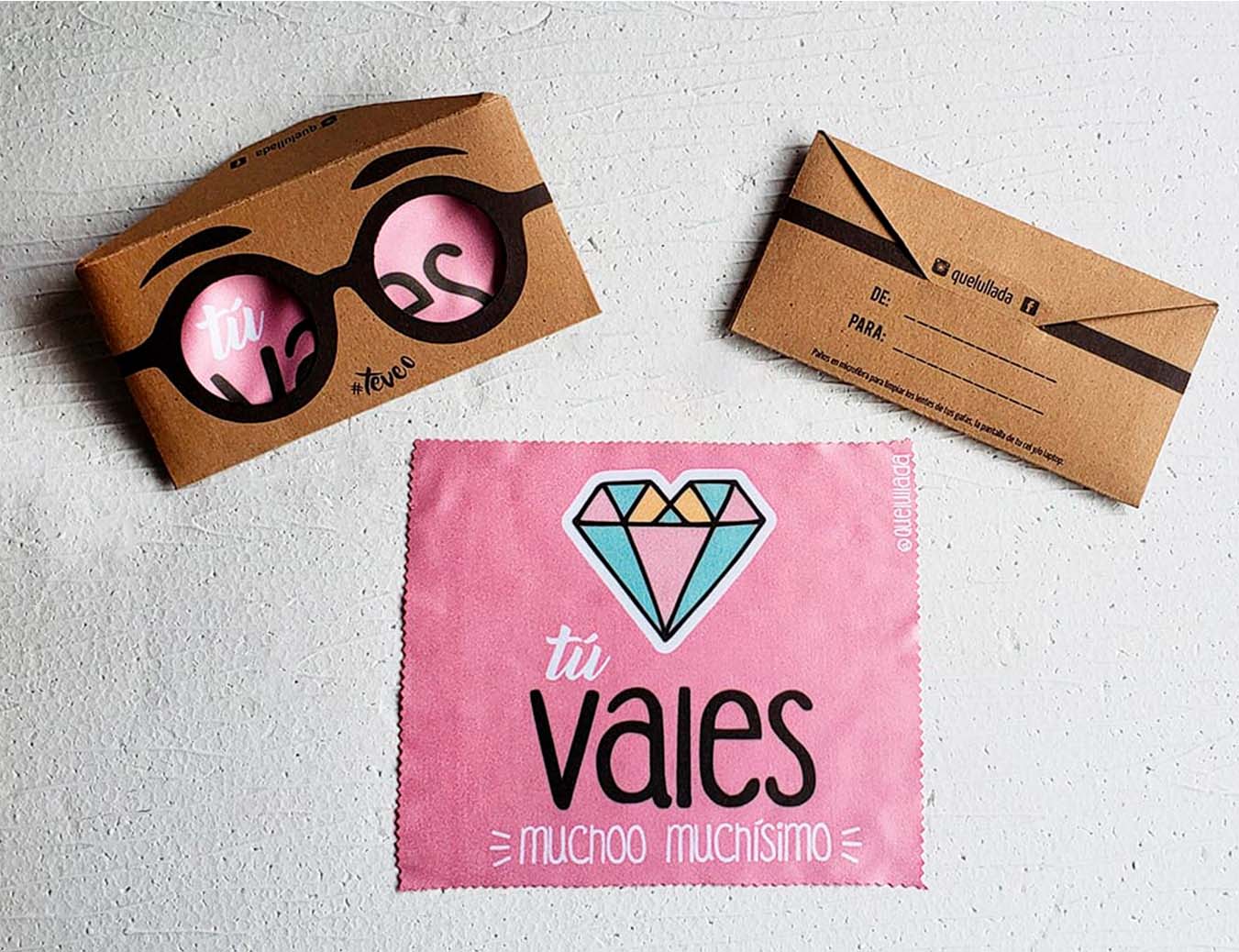 Paños limpia gafas - Tú vales mucho - Image 2